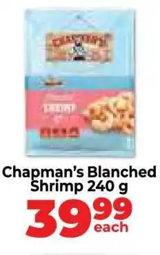 Food Lover's Market Chapman's Blanched Shrimp 240 g offer