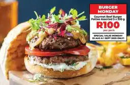 Food Lover's Market Gourmet Beef Burger Patties Assorted 5 x 200 g offer