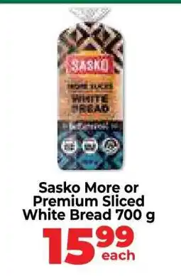 Food Lover's Market Sasko More or Premium Sliced White Bread 700 g offer
