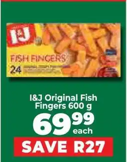 Food Lover's Market I&J Original Fish Fingers 600 g offer