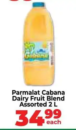 Food Lover's Market Parmalat Cabana Dairy Fruit Blend Assorted 2 L offer