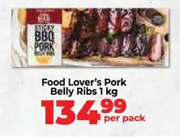 Food Lover's Market Food Lover’s Pork Belly Ribs 1 kg offer