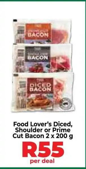Food Lover's Market Food Lover’s Diced, Shoulder or Prime Cut Bacon 2 x 200 g offer