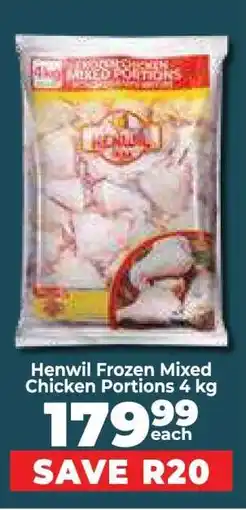 Food Lover's Market Henwil Frozen Mixed Chicken Portions 4 kg offer