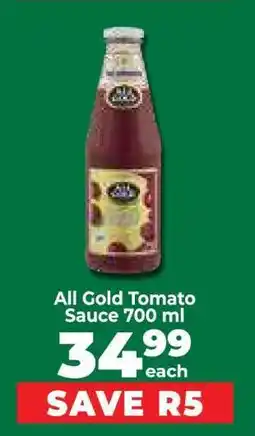 Food Lover's Market All Gold Tomato Sauce 700 ml offer