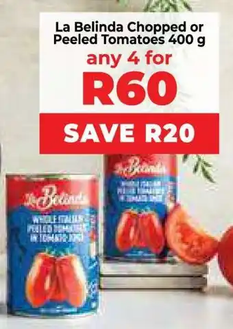 Food Lover's Market La Belinda Chopped or Peeled Tomatoes 400 g offer