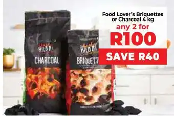 Food Lover's Market Food Lover’s Briquettes or Charcoal 4 kg offer