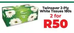 Food Lover's Market Twinsaver 2-Ply White Tissues 180s offer