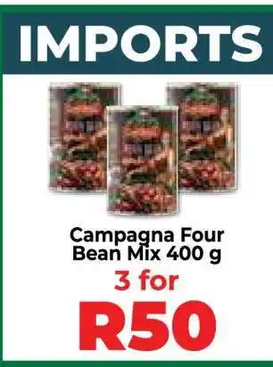 Food Lover's Market Campagna Four Bean Mix 400 g offer