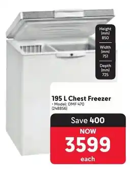 Makro Chest Freezer offer