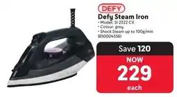 Makro Defy Steam Iron offer