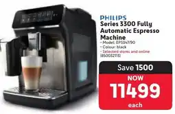Makro PHILIPS Series 3300 Fully Automatic Espresso Machine offer