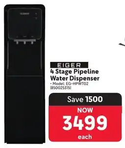 Makro EIGER 4 Stage Pipeline Water Dispenser offer