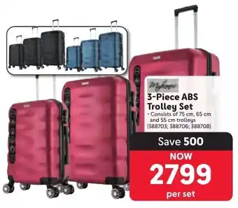 Makro ABS Trolley Set offer