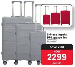 Makro Impala PP Luggage Set offer
