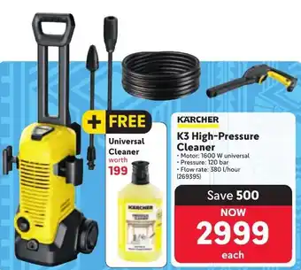 Makro KARCHER K3 High-Pressure Cleaner offer