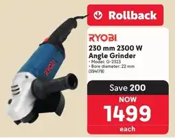 Makro RYOBI 2300W Angle Grinder offer