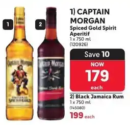 Makro Captain Morgan Spiced Gold Spirit Aperitif offer