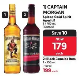 Makro Captain Morgan Black Jamaica Rum offer