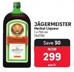 Makro JAGERMEISTER Herbal Liqueur offer