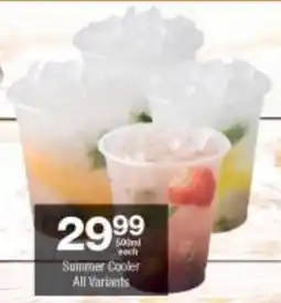 Checkers Summer Cooler All Variants offer