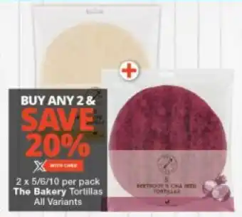 Checkers The Bakery Tortillas All Variants offer