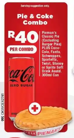 OK Express Pie & Coke Combo offer