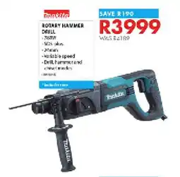 Chamberlain Makita rotary hammer offer