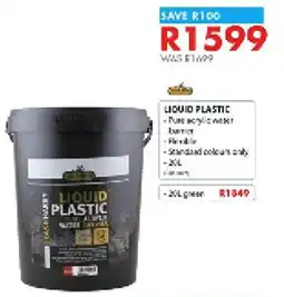 Chamberlain Liquid plastic offer
