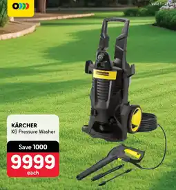 Makro KARCHER K6 Pressure Washer offer