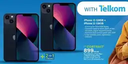 Incredible Connection iPhone 13 128GB + iPhone 13 128GB offer