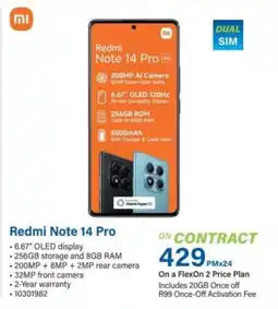 Incredible Connection Xiaomi Redmi Note 14 Pro offer
