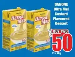 Boxer DANONE Ultra Mel Custard Flavoured Dessert offer
