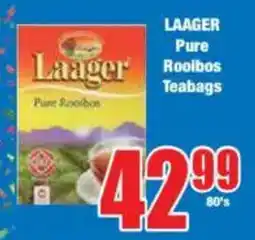 Boxer LAAGER Pure Rooibos Teabags offer