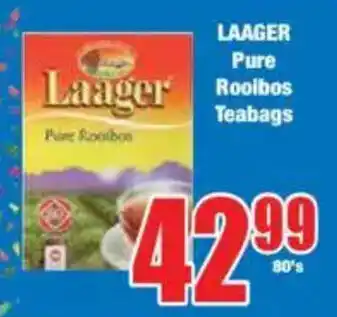 Boxer LAAGER Pure Rooibos Teabags offer