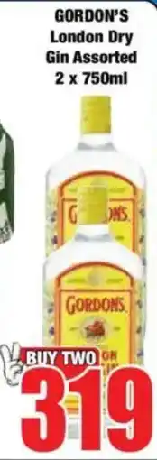 Boxer GORDON'S London Dry Gin Assorted offer