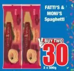 Boxer FATTI'S & MONI'S Spaghetti offer