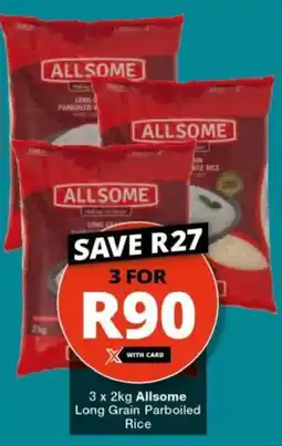 Checkers Allsome Long Grain Parboiled Rice offer