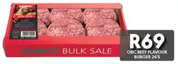 OBC Meat & Chicken Obc beef flavour burger offer
