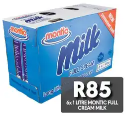 OBC Meat & Chicken Montic full cream milk offer