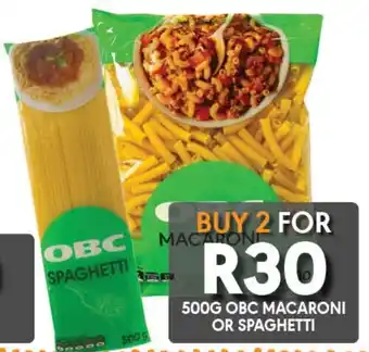 OBC Meat & Chicken Obc macaroni or spaghetti offer