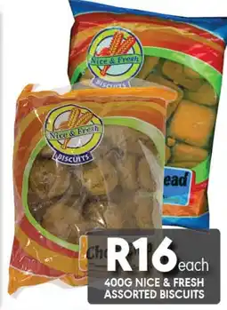OBC Meat & Chicken Nice & fresh assorted biscuits offer
