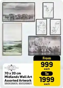 Makro HOME LIVING Midlands Wall Art Assorted Artwork offer