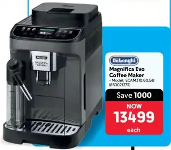 Makro DeLonghi Magnifica Evo Coffee Maker offer