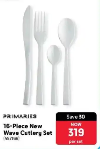 Makro PRIMARIES New Wave Cutlery Set offer