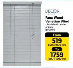 Makro Decor Depot Faux Wood Venetian Blind offer