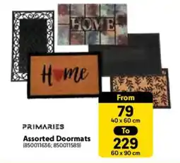 Makro PRIMARIES Assorted Doormats offer