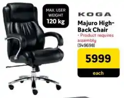 Makro KOGA Majuro High-Back Chair offer