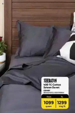 Makro Sheraton 400 TC Cotton Sateen Duvet cover offer