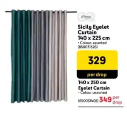 Makro Sicily Eyelet Curtain offer